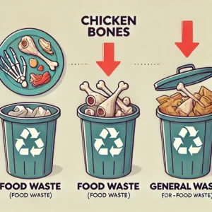 치킨뼈분리수거방법